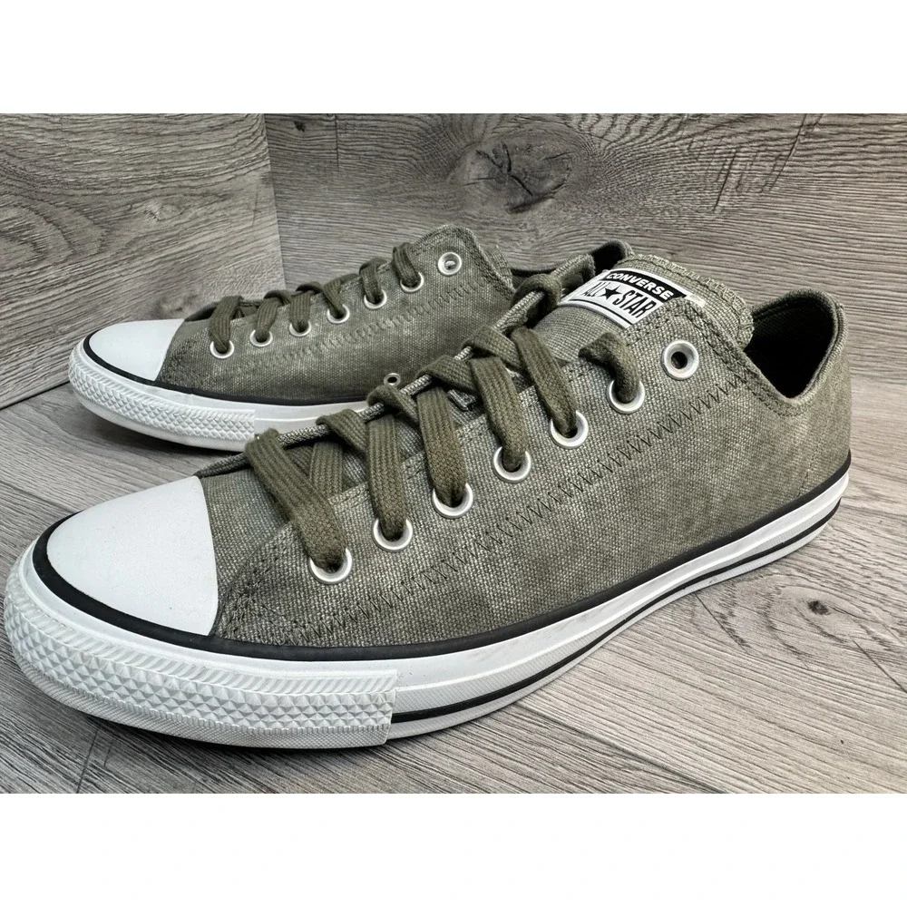 Converse  All Star Lo Olive Green 171063F Men's 10 ~ Women's 12 Sneakers